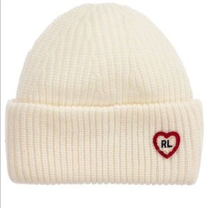 Polo Ralph Lauren Kids Heart Motif Beanie Hat